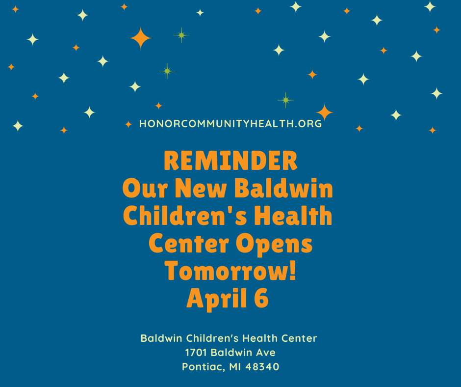 Honor Community Health New Peds Clinic Graphic